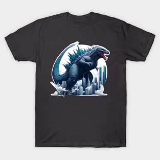 Godzilla and the City T-Shirt